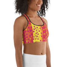 Load image into Gallery viewer, Big Pop Double Stars Women&#39;s Sports Bra