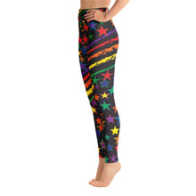 Load image into Gallery viewer, Love All Colors on Black Women&#39;s Yoga Leggings