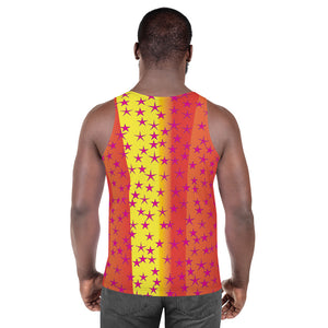 Big Pop Simple Stars Unisex Tank Top