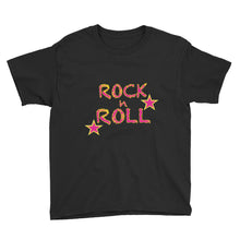 Load image into Gallery viewer, Rock n Roll &amp; Up Down Stars Youth Short Sleeve T-Shirt