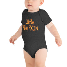 Load image into Gallery viewer, Z10Hallo Little Pumpkin Baby Short Sleeved Cotton T-Shirt Bodysuit