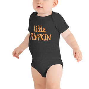 Z10Hallo Little Pumpkin Baby Short Sleeved Cotton T-Shirt Bodysuit