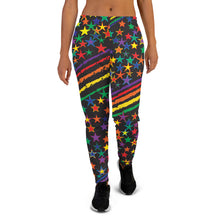 Load image into Gallery viewer, Love All Colors on Black Women&#39;s Joggers