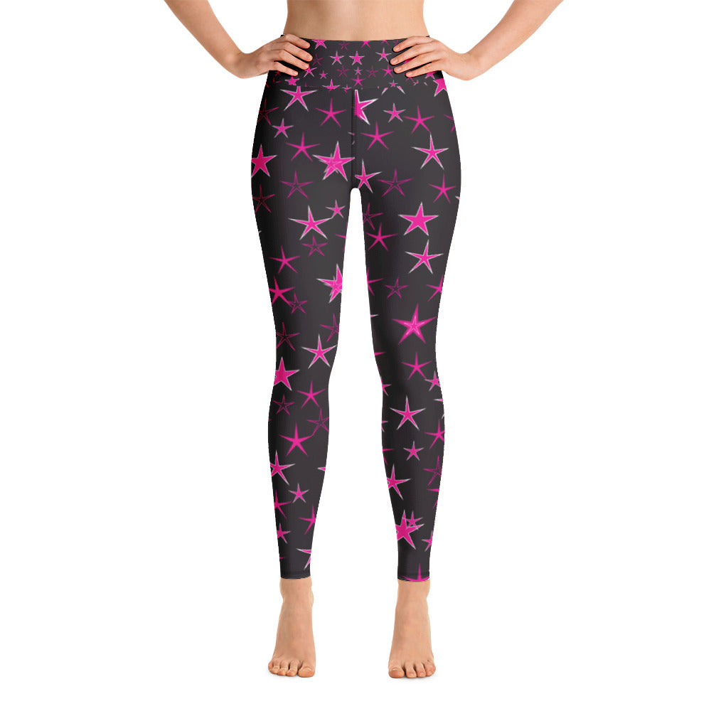 Pink Starlight Women's Yoga Leggings