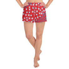 Load image into Gallery viewer, Stars &amp; Stripes Women&#39;s Athletic Short Shorts