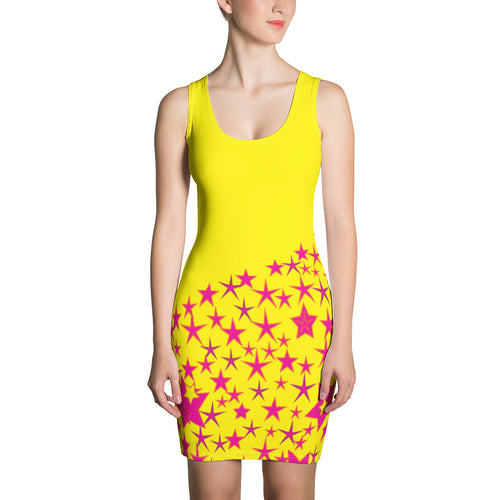 Summer Stars Women's Fitted Dress