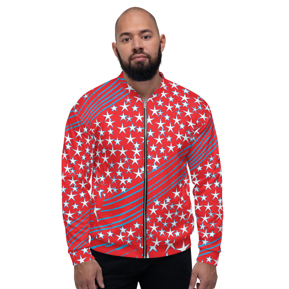 Stars & Stripes Unisex Bomber Jacket