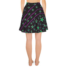 Load image into Gallery viewer, Night Sky Women&#39;s Skater Skirt