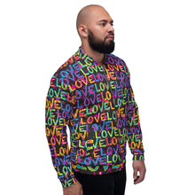 Load image into Gallery viewer, Love on Stars Unisex Bomber Jacket