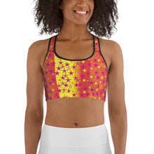 Load image into Gallery viewer, Big Pop Double Stars Women&#39;s Sports Bra