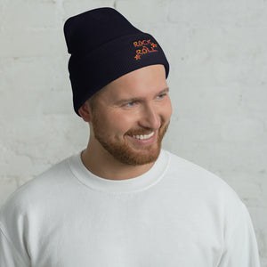 Rock n Roll & Up Down Stars Cuffed Beanie