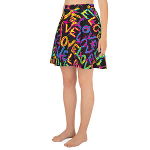 Love on Stars Women's Skater Skirt