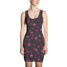 Load image into Gallery viewer, Pink Starlight Women&#39;s Fitted Dress