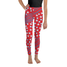 Load image into Gallery viewer, Stars &amp; Stripes Kid&#39;s/Youth Leggings