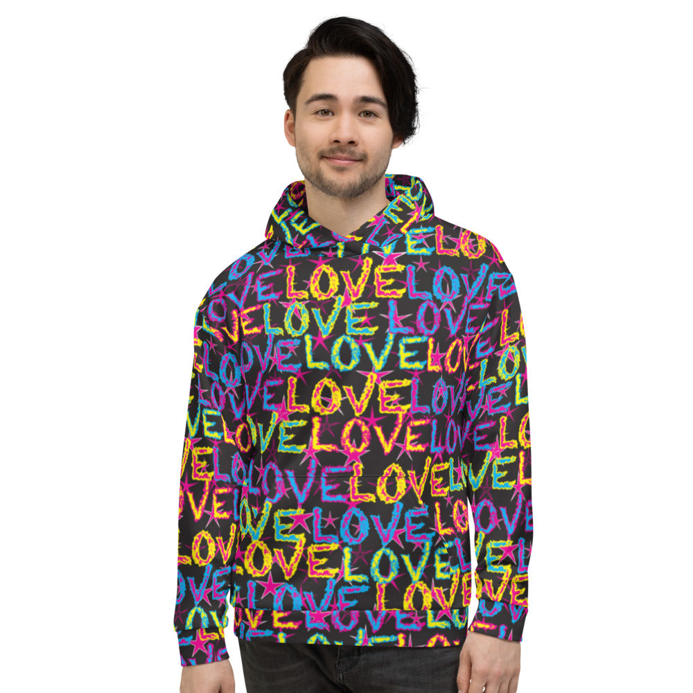 Love on Stars Unisex Hoodie