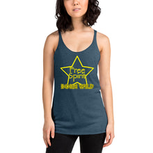 Load image into Gallery viewer, Free Spirit Born Wild in Yellow Women&#39;s Racerback Tank