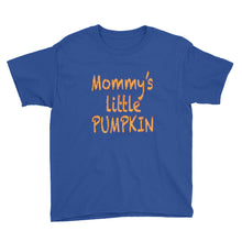 Load image into Gallery viewer, Z10Hallo Mommy&#39;s Little Pumpkin Family Halloween Youth Short Sleeve T-Shirt