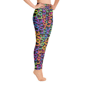 Love On Stars Women's Yoga Leggings