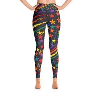 Love All Colors on Black Women's Yoga Leggings