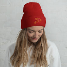 Load image into Gallery viewer, Rock n Roll &amp; Up Down Stars Cuffed Beanie