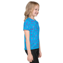 Load image into Gallery viewer, Aqua Sky Pink Stars Kid&#39;s T-Shirt