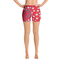 Load image into Gallery viewer, Stars &amp; Stripes Women&#39;s Aerobic Biker Shorts