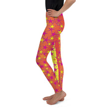 Load image into Gallery viewer, Big Pop Double Stars Kid&#39;s/Youth Leggings