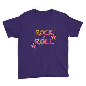 Rock n Roll & Up Down Stars Youth Short Sleeve T-Shirt