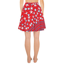 Load image into Gallery viewer, Stars &amp; Stripes Women&#39;s Skater Skirt