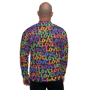 Love on Stars Unisex Bomber Jacket