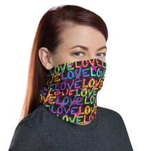 Load image into Gallery viewer, Love on Stars Unisex Neck Gaiter Face Mask