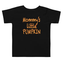 Load image into Gallery viewer, Z10Hallo Mommy&#39;s Little Pumpkin Family Halloween Toddler Short Sleeved Cotton Tee