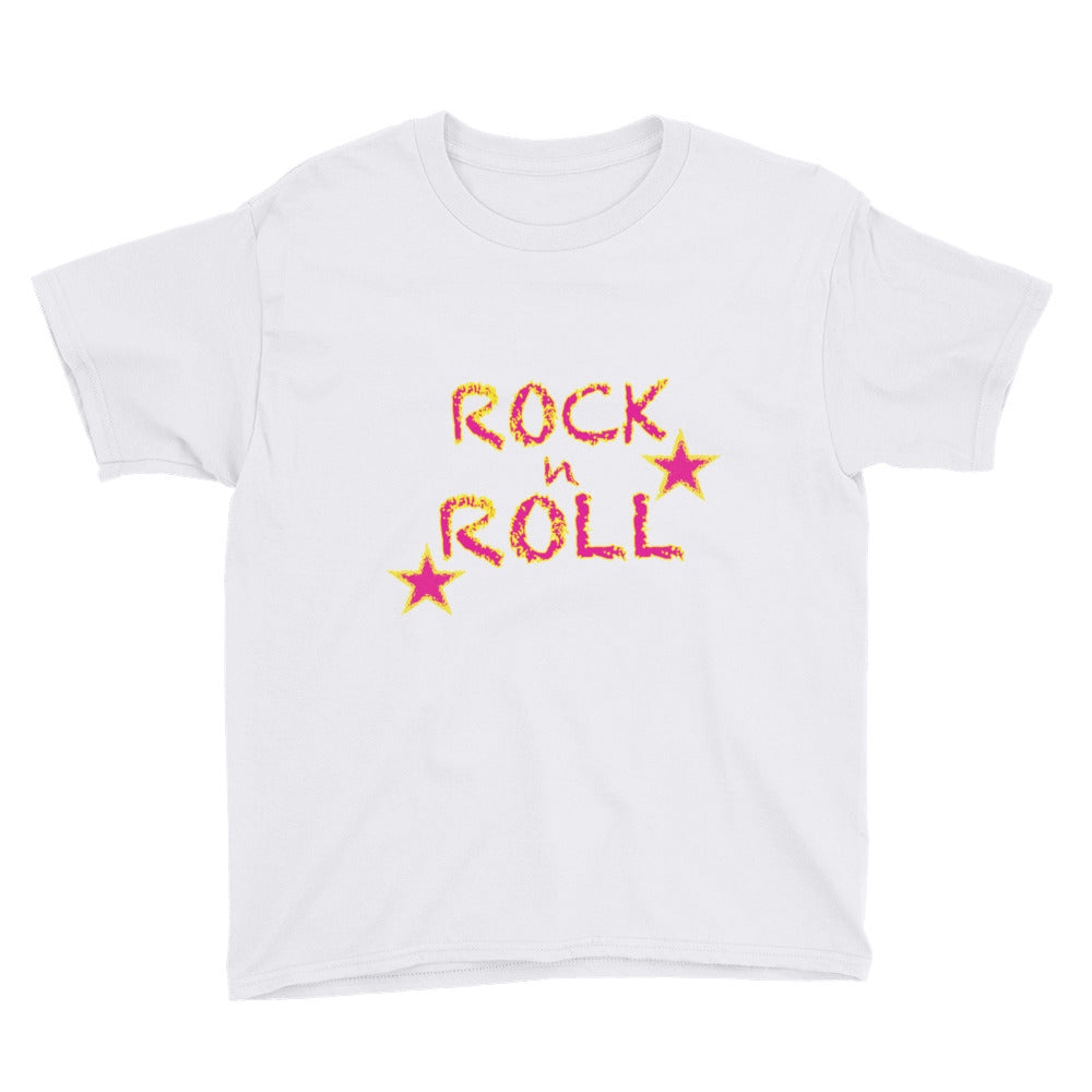 Rock n Roll & Up Down Stars Youth Short Sleeve T-Shirt