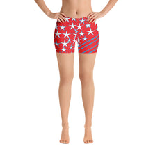 Load image into Gallery viewer, Stars &amp; Stripes Women&#39;s Aerobic Biker Shorts