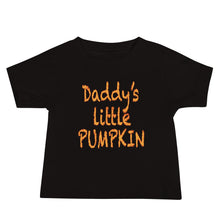 Load image into Gallery viewer, Z10 Daddy&#39;s Little Pumpkin Family Halloween Short Sleeved Cotton Baby Tee