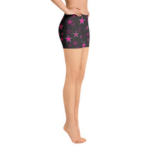 Load image into Gallery viewer, Pink Starlight Women&#39;s Aerobic Biker Shorts