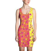 Load image into Gallery viewer, Big Pop Double Stars Women&#39;s Fitted Dress