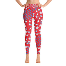 Load image into Gallery viewer, Stars &amp; Stripes Women&#39;s Yoga Leggings