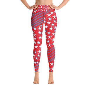 Stars & Stripes Women's Yoga Leggings