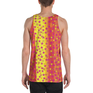 Big Pop Double Stars Unisex Tank Top