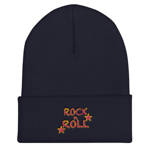 Rock n Roll & Up Down Stars Cuffed Beanie