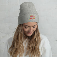 Load image into Gallery viewer, Rock n Roll &amp; Up Down Stars Cuffed Beanie