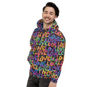 Love on Stars Unisex Hoodie