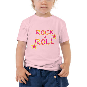 Rock n Roll & Up Down Stars Toddler Short Sleeve Tee