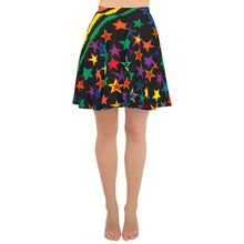 Load image into Gallery viewer, Love All Colors on Black Women&#39;s Skater Skirt