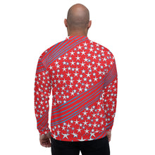 Load image into Gallery viewer, Stars &amp; Stripes Unisex Bomber Jacket