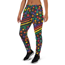 Load image into Gallery viewer, Love All Colors on Black Women&#39;s Joggers