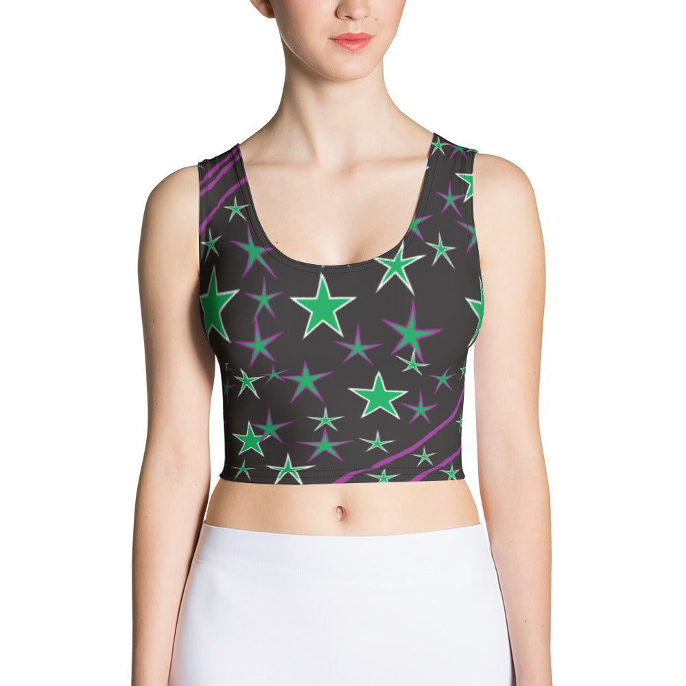 Night Sky Women's Yoga Crop Top