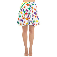 Load image into Gallery viewer, Love All Colors on White Women&#39;s Skater Skirt