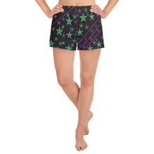 Load image into Gallery viewer, Night Sky Women&#39;s Athletic Short Shorts